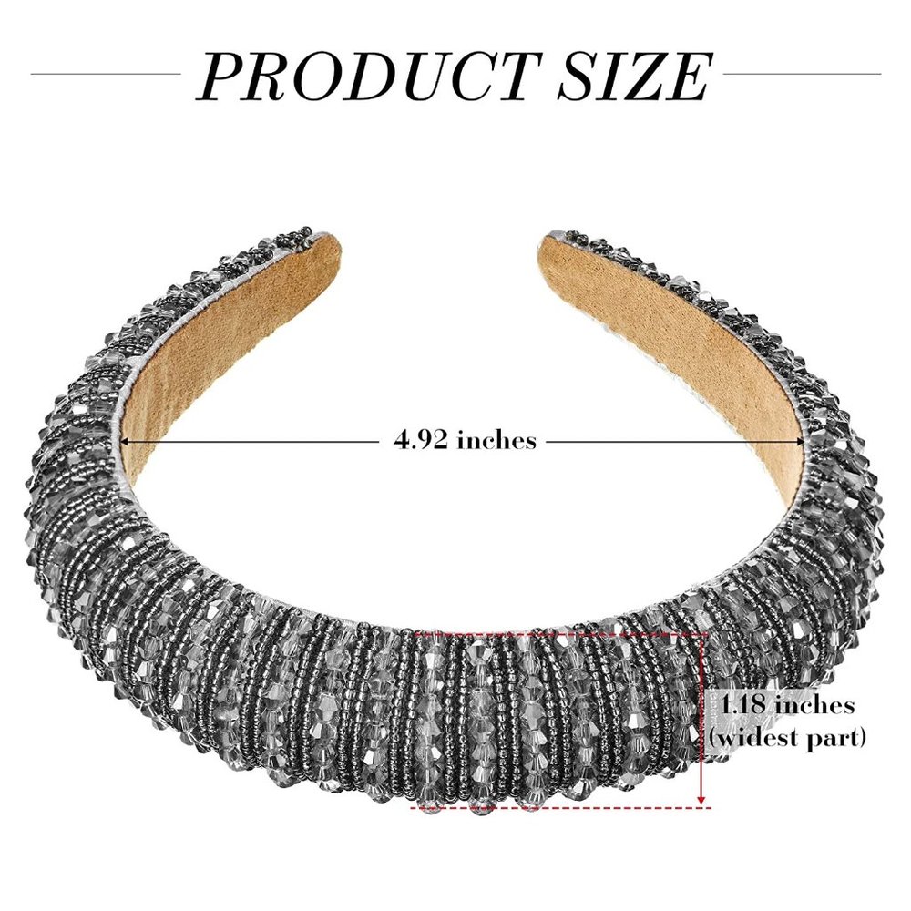 Headband Crystal Rhinestone4/pack NEW - Picture 5 of 6